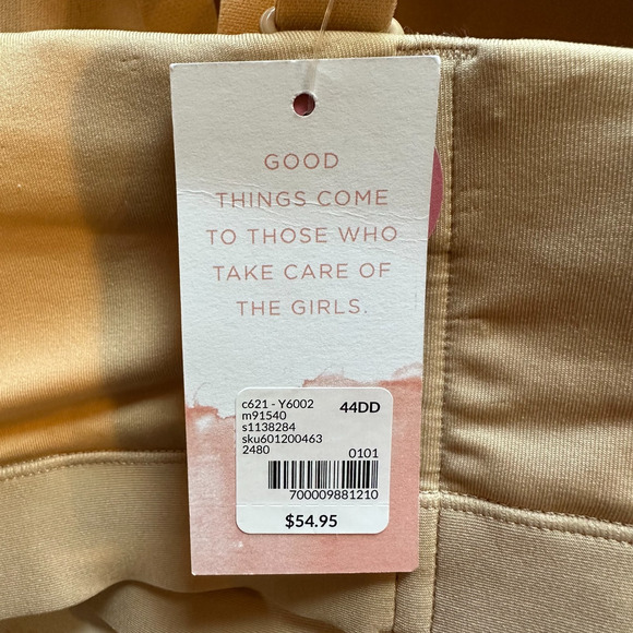 Cacique Lane Bryant Bra 44DD Lightly Lined Multi-Way Strapless Comfort Bliss NWT - Picture 6 of 9